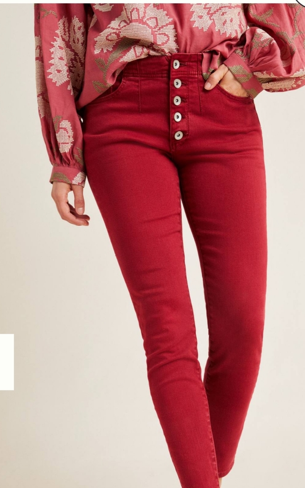 Anthro: Pilcrow & the letterpress red skinnys